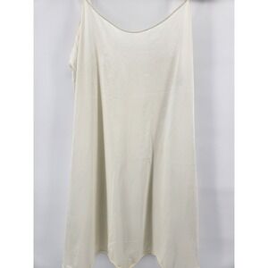 Vanity Fair Womens Cream Nylon Full Slip Dress Adjustable Straps Size 34 10-717
